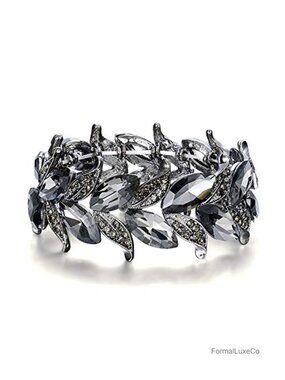 Bridal Stretch Bracelet for Women Wedding Prom Crystal